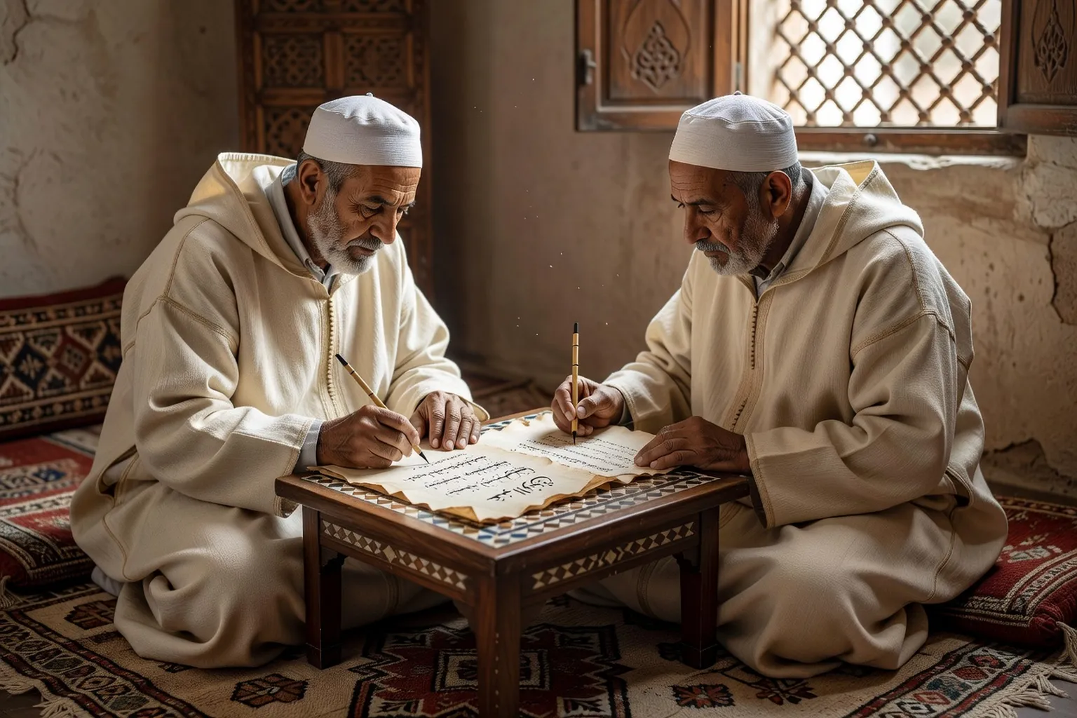 Cérémonie de mariage devant les Adouls au Maroc