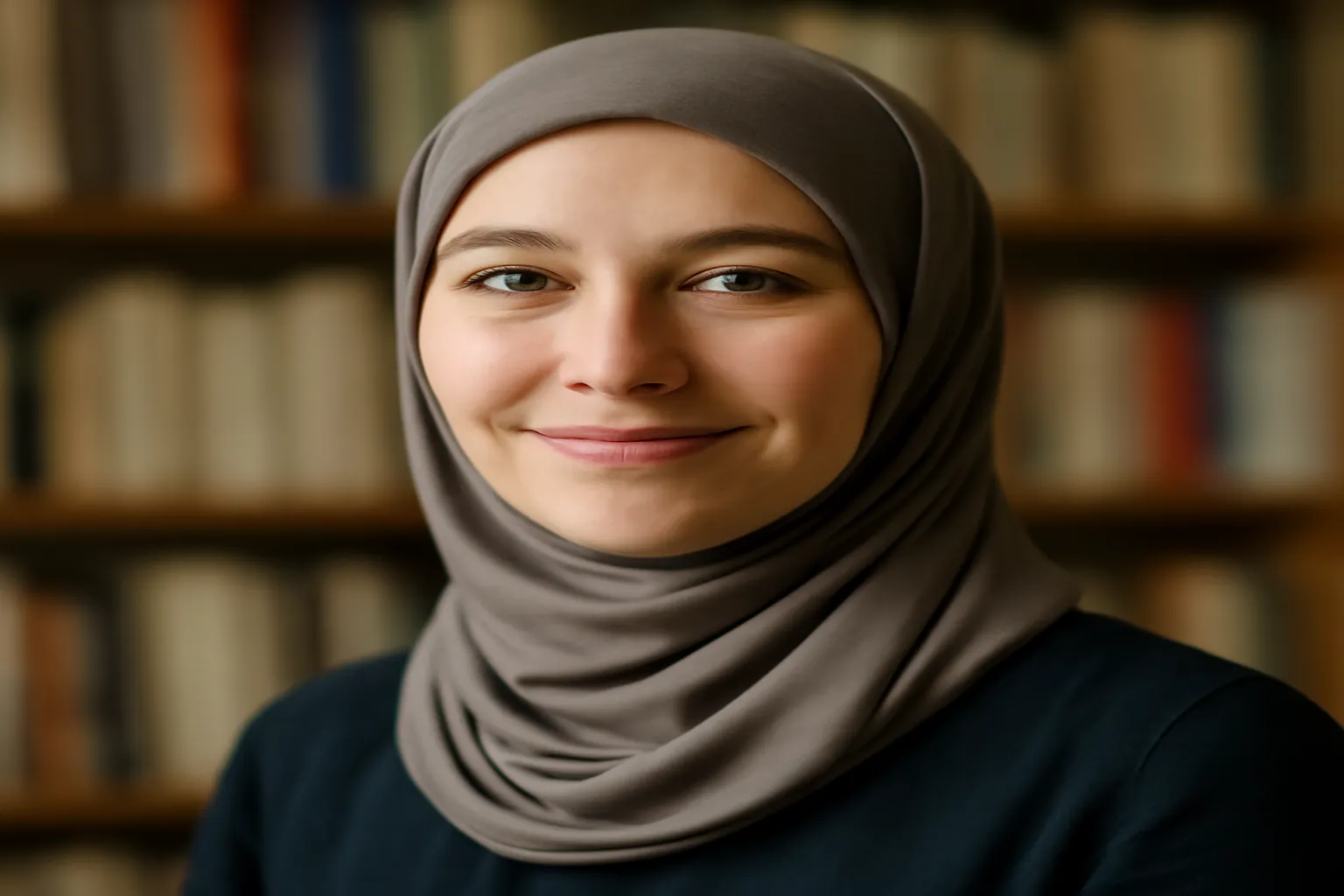 Portrait d'Amel Rousseau, convertie à l'islam